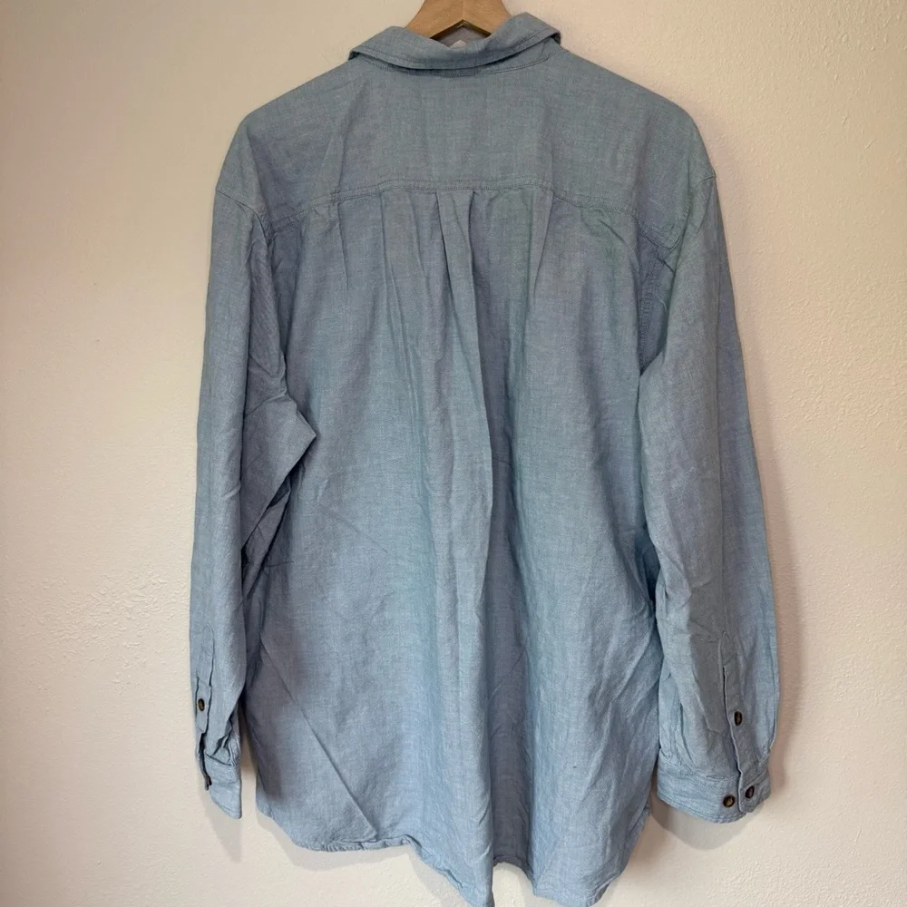 Carhartt Men’s Chambray Work Shirt – 2XL Relaxed Fit - Picture 5 of 5